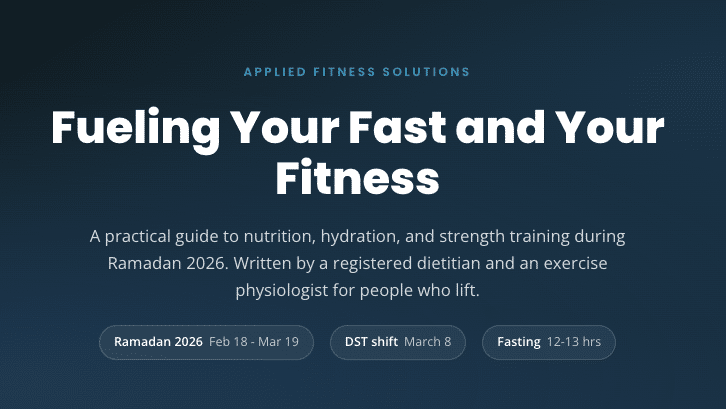 Strength training during Ramadan